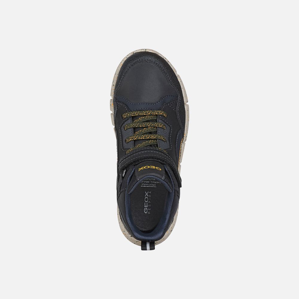 Geox Erkek Çocuk Bot Siyah - Flexyper Abx - SPO-743916